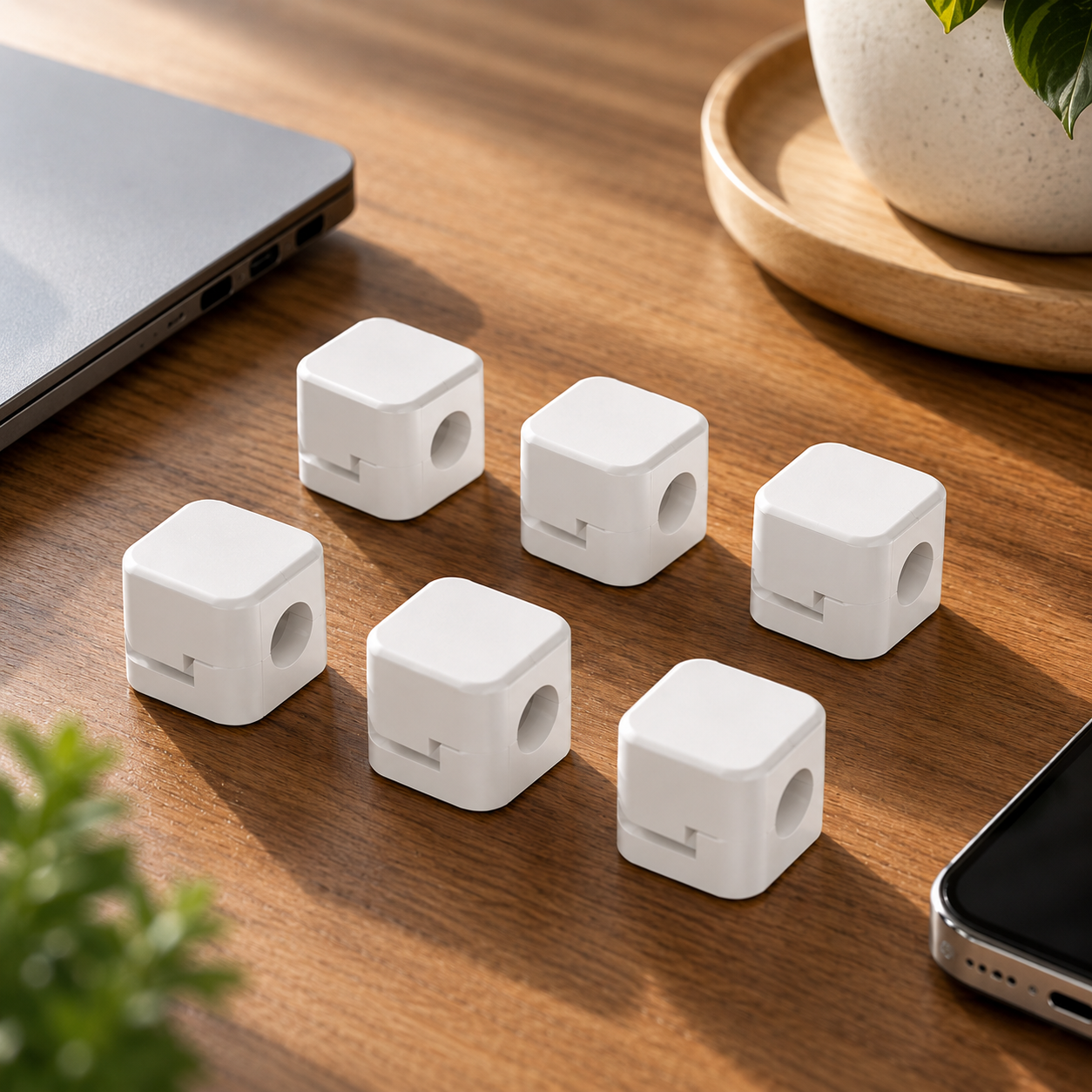 TidyGrip™ — Magnetic Cable Organizer