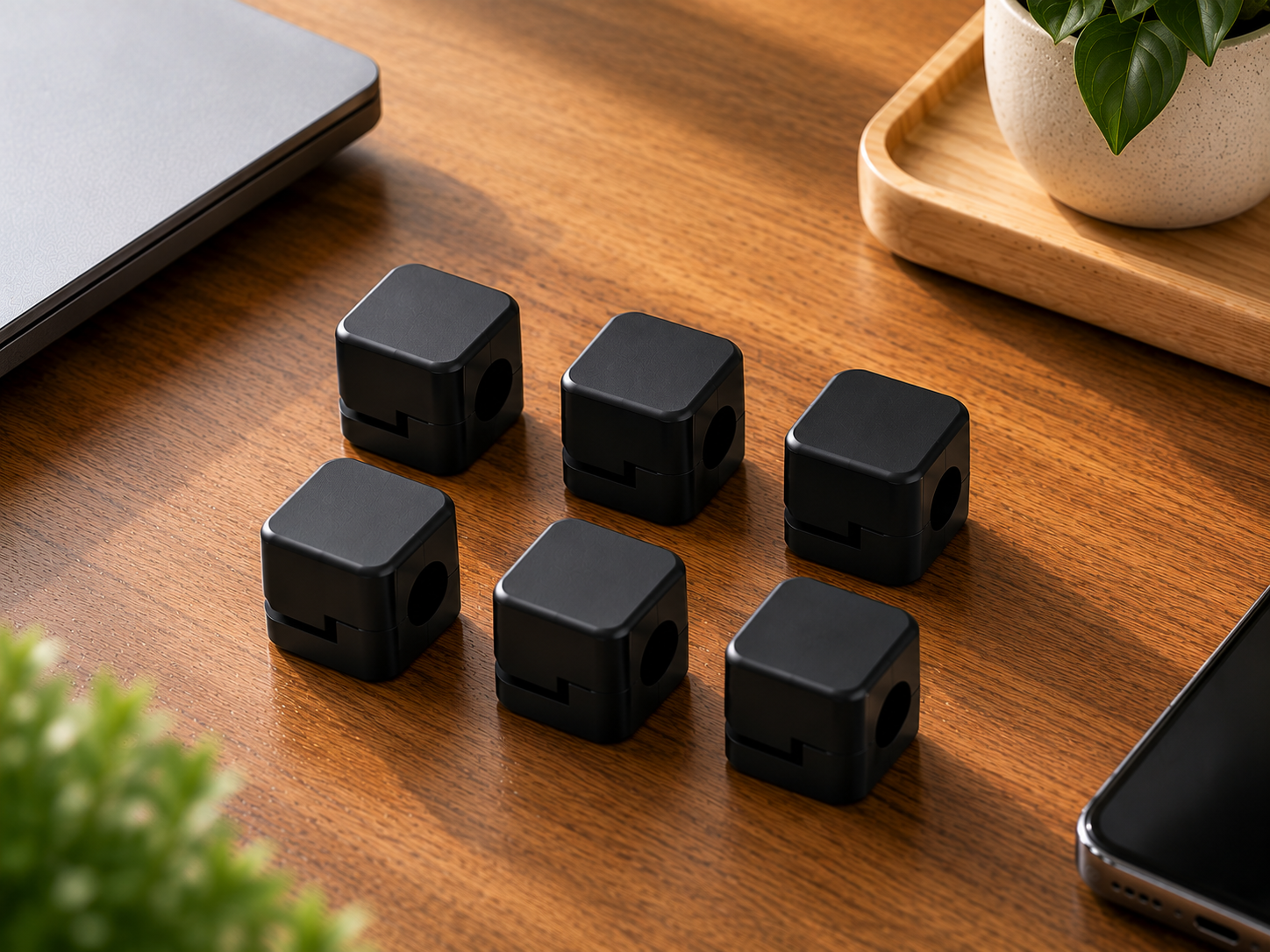 TidyGrip™ — Magnetic Cable Organizer