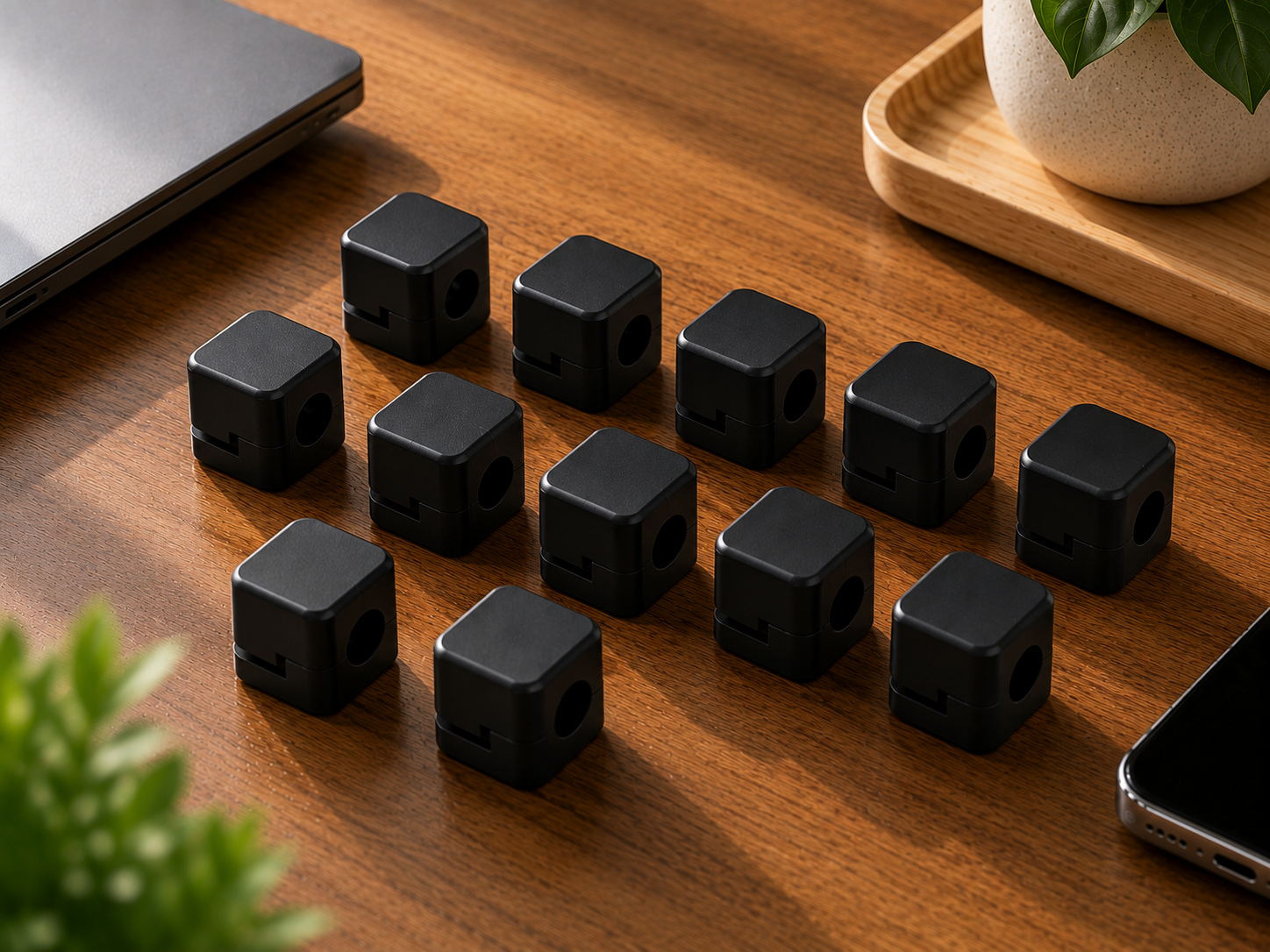 TidyGrip™ — Magnetic Cable Organizer