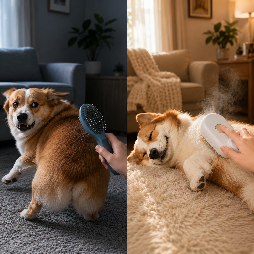 GentleSteam™ — 3-in-1 Steam Brush for Pets