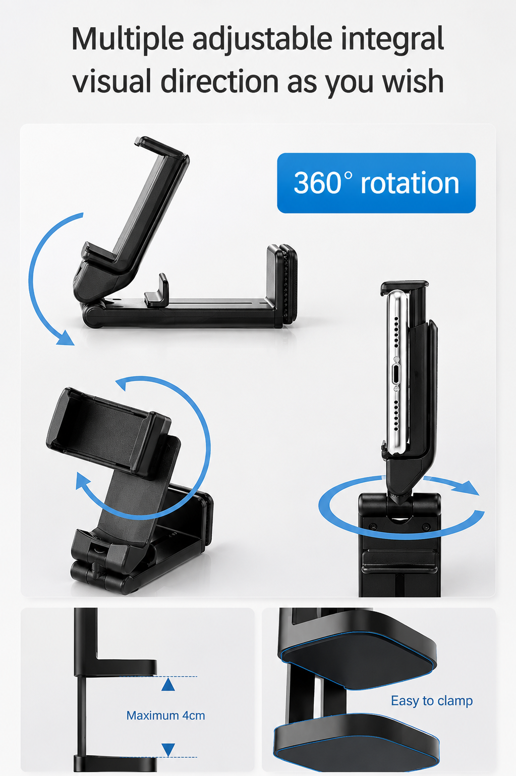 FlexView™ — Adjustable Phone Mount