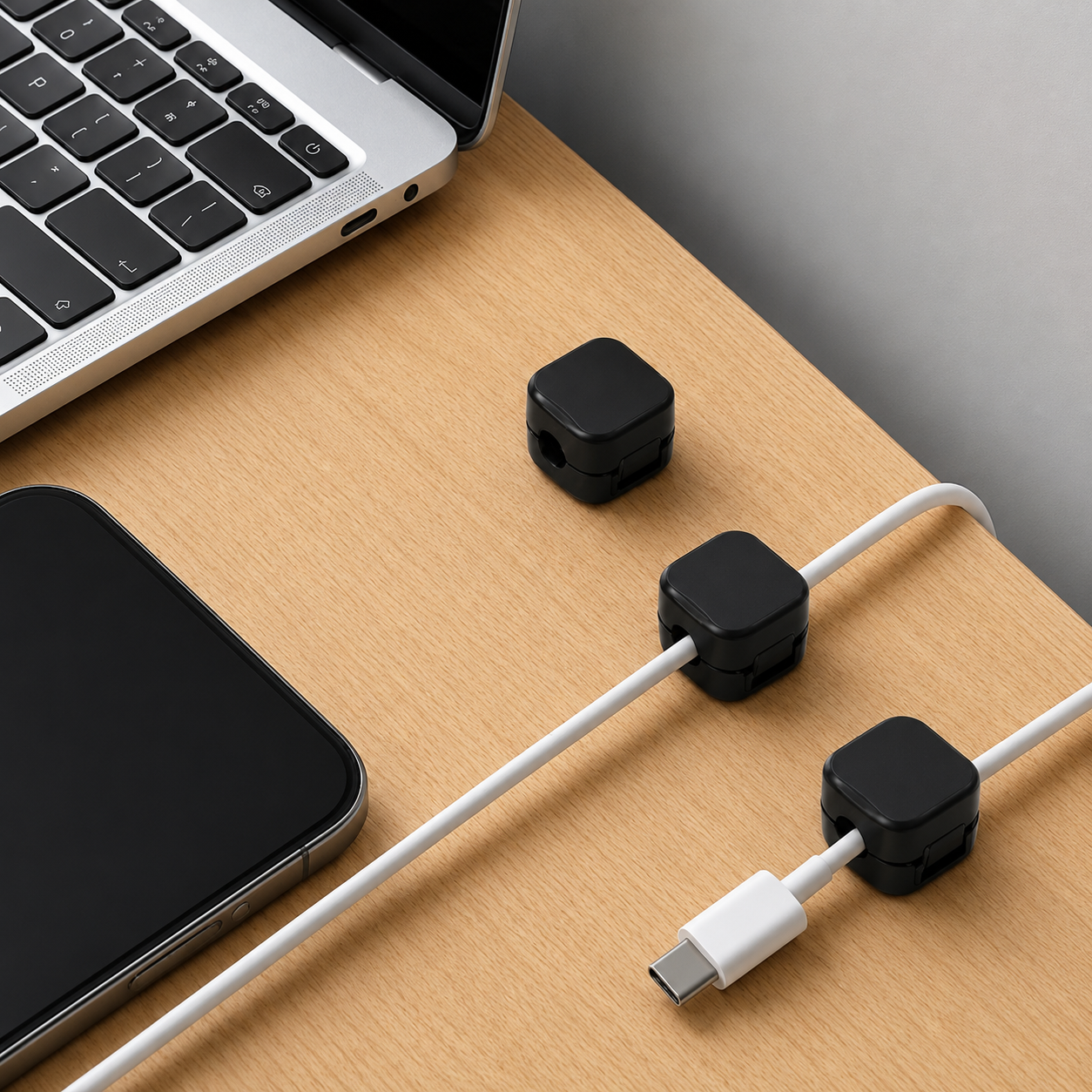 TidyGrip™ — Magnetic Cable Organizer